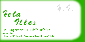 hela illes business card